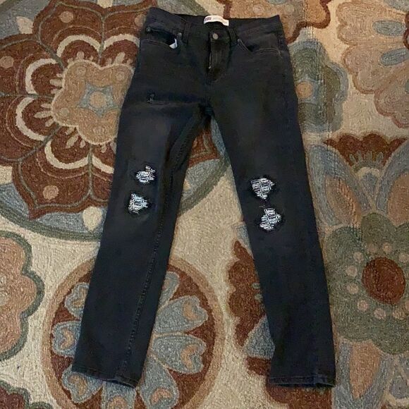 EUC DISTRESSED LEVIS 512 SLIM TAPERED FIT JEANS - Picture 1 of 13